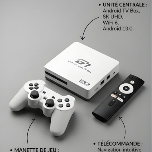 G7 Android TV Box + Console de Jeux