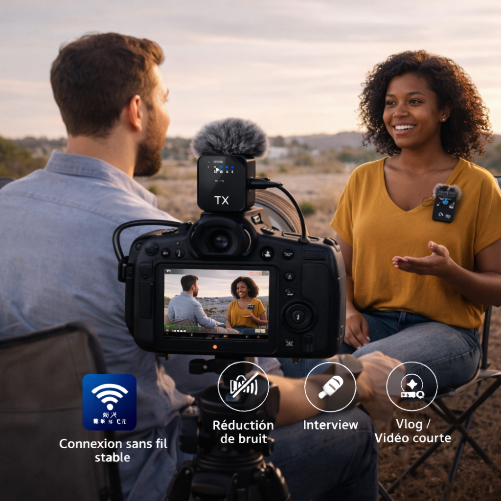 Micro-cravate sans fil